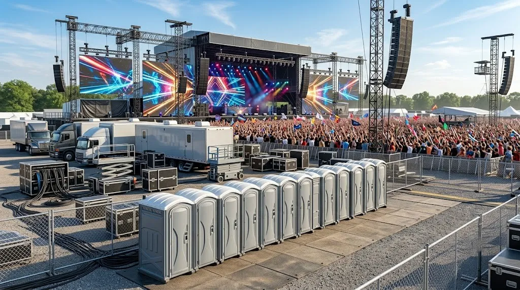 Concert Restroom Rental in Laredo, TX